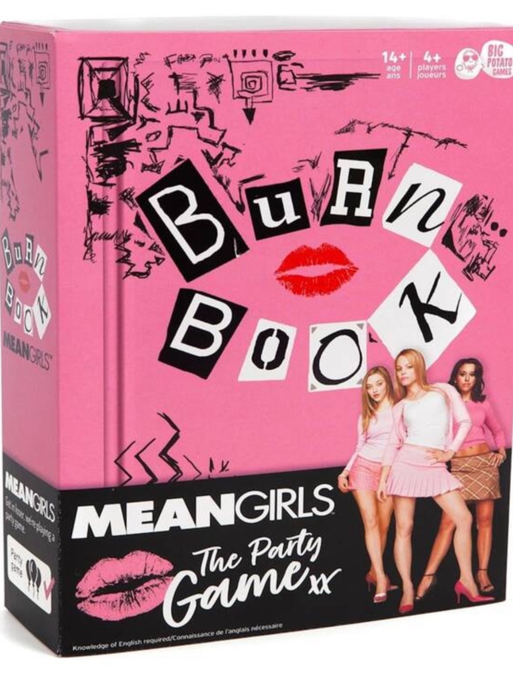 Macy's Mean Girls Burn Book Party Game Pink Box